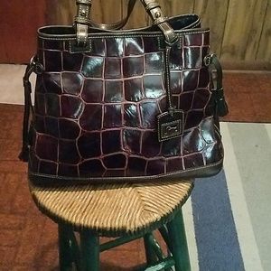 100% Authentic Dooney&Bourke Croc Skin Satchel Bag